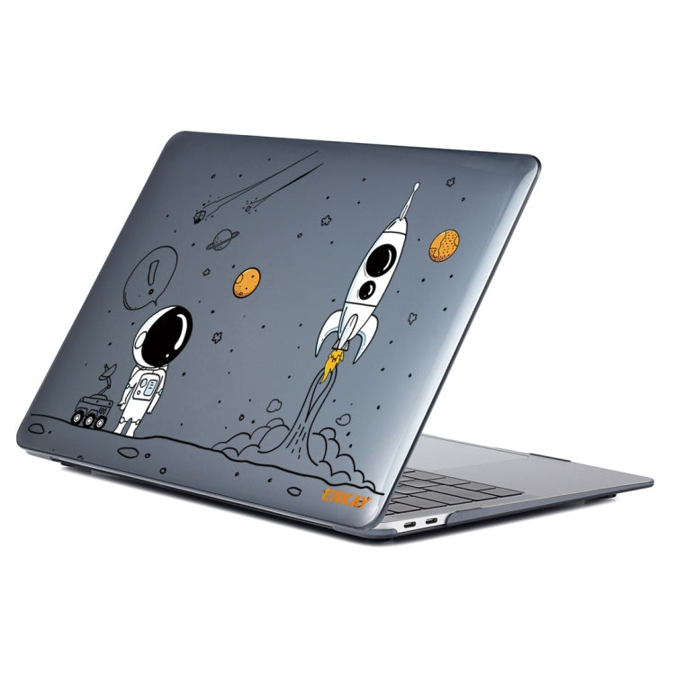 For MacBook Air 13.3 inch A2179 / A2337 ENKAY Spaceman Pattern Laotop Protective Crystal Case(Spaceman No.1) - MacBook Air Cases by ENKAY | Online Shopping South Africa | PMC TechLife | Buy Now Pay Later Mobicred