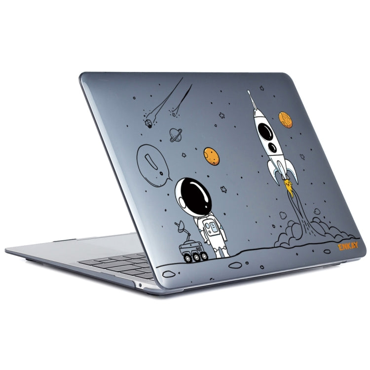 For MacBook Air 13.3 inch A2179 / A2337 ENKAY Spaceman Pattern Laotop Protective Crystal Case(Spaceman No.1) - MacBook Air Cases by ENKAY | Online Shopping South Africa | PMC TechLife | Buy Now Pay Later Mobicred