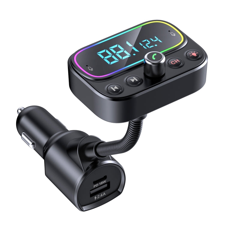 T67 Bluetooth 5.0 Car MP3 Music Player FM Modulator Transmitter Wireless AUX Adapter Hands-free - Bluetooth Car Kits by PMC TechLife | Online Shopping South Africa | PMC TechLife