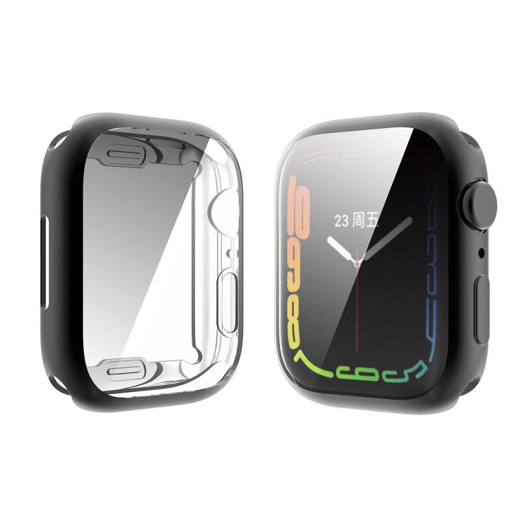 For Apple Watch Series 8 / 7 41mm ENKAY Hat-Prince Electroplated TPU Case(Black) - free shipping - PMC TechLife - Order now!