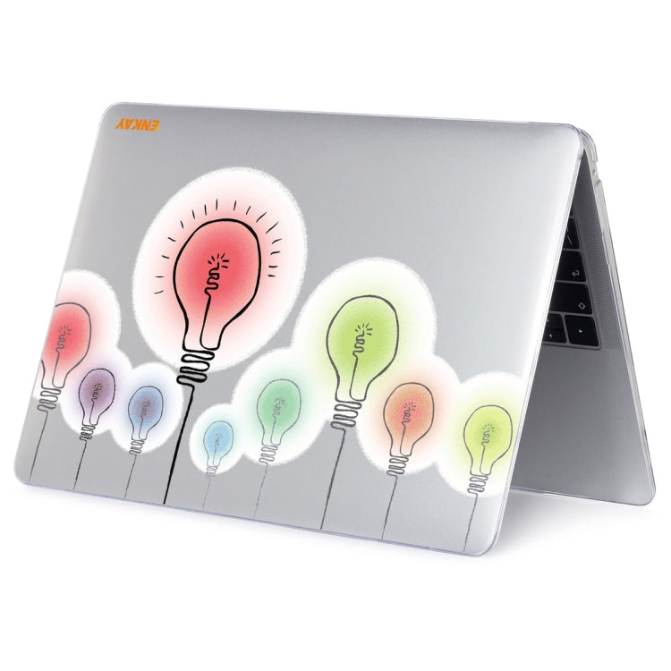 For MacBook Air 13.3 inch A2179 / A2337 ENKAY Hat-Prince Forest Series Pattern Laotop Protective Crystal Case(Bulb Pattern) - MacBook Air Cases by ENKAY | Online Shopping South Africa | PMC TechLife | Buy Now Pay Later Mobicred