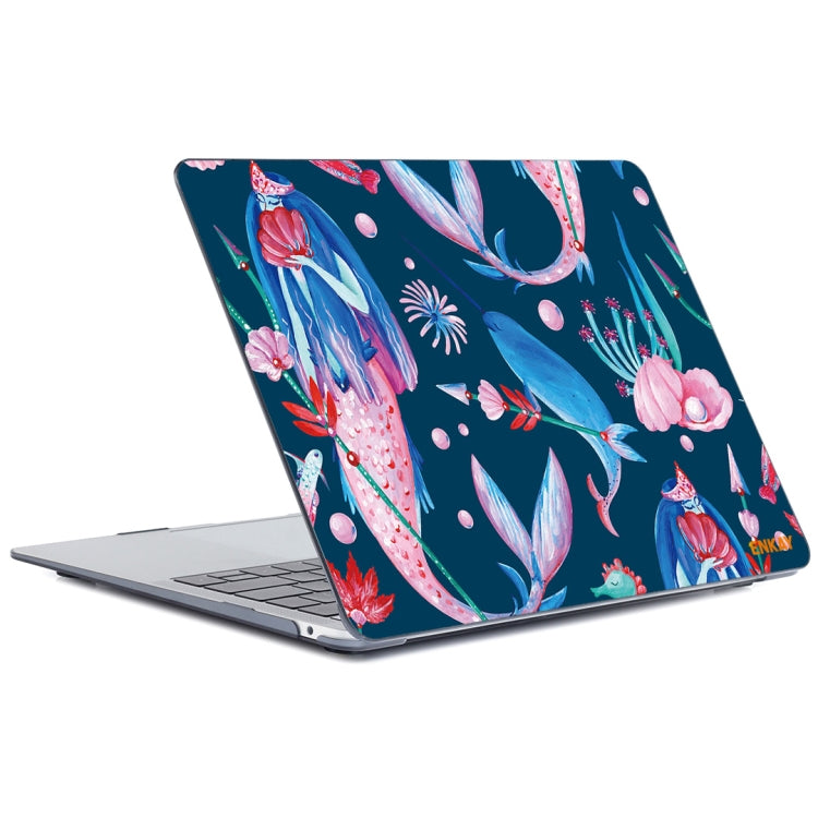 For MacBook Air 13.3 inch A2179 / A2337 ENKAY Hat-Prince Natural Series Laotop Protective Crystal Case(Mermaid) - MacBook Air Cases by ENKAY | Online Shopping South Africa | PMC Jewellery