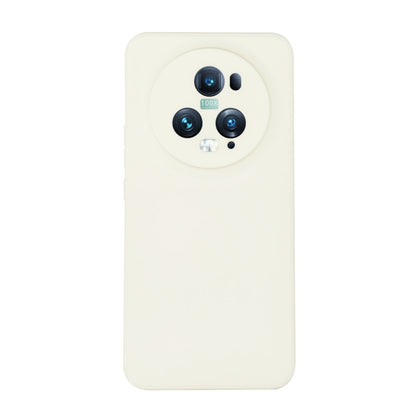 For Honor Magic5 Pro ENKAY Liquid Silicone Soft Shockproof Phone Case(Beige) - Honor Cases by ENKAY | Online Shopping South Africa | PMC Jewellery | Buy Now Pay Later Mobicred