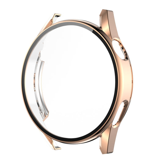 For Huawei Watch GT 3 42mm ENKAY PC Frame + Tempered Glass Protector Composite Case(Rose Gold) - Watch Cases by ENKAY | Online Shopping South Africa | PMC Jewellery | Buy Now Pay Later Mobicred