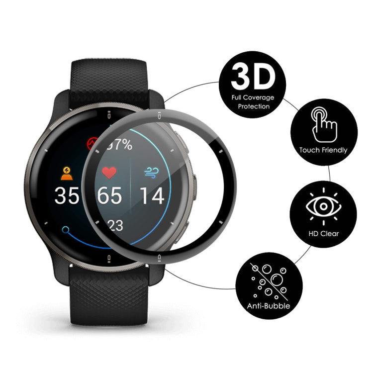 10 PCS Compatible with Garmin Venu 2 Plus ENKAY Hat-Prince 3D Full Coverage Soft PC Edge + PMMA HD Protector Film - free shipping - PMC TechLife - Order now!