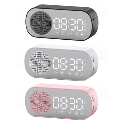 Z7 Digital Bluetooth 5.0 Speaker Multi-function Mirror Alarm Clock FM Radio(Pink) - Desktop Speaker by PMC Jewellery | Online Shopping South Africa | PMC Jewellery