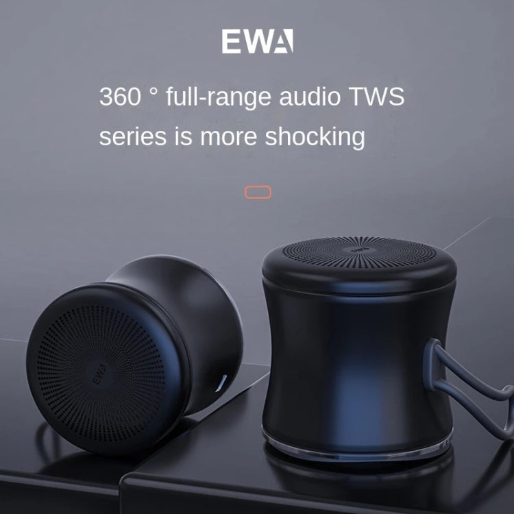 EWA A119 Portable Wireless Bluetooth IPX7 Mini TWS Speaker(Black) - Mini Speaker by EWA | Online Shopping South Africa | PMC Jewellery | Buy Now Pay Later Mobicred