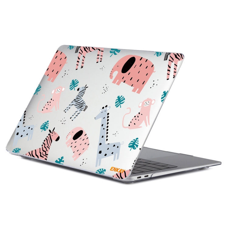 ENKAY Animal Series Pattern Laotop Protective Crystal Case For MacBook Pro 13.3 inch A1706 / A1708 / A1989 / A2159(Animals No.2) - MacBook Pro Cases by ENKAY | Online Shopping South Africa | PMC Jewellery