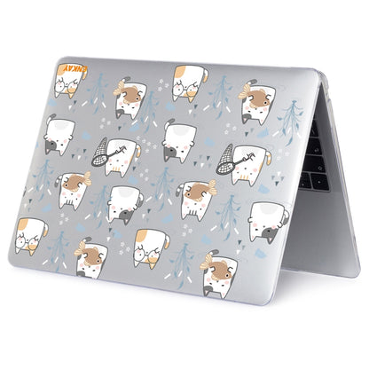 ENKAY Animal Series Pattern Laotop Protective Crystal Case For MacBook Pro 13.3 inch A2251 / A2289 / A2338 2020(Cute Cat) - MacBook Pro Cases by ENKAY | Online Shopping South Africa | PMC Jewellery | Buy Now Pay Later Mobicred