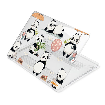 ENKAY Animal Series Pattern Laotop Protective Crystal Case For MacBook Pro 15.4 inch A1707 / A1990(Panda) - MacBook Pro Cases by ENKAY | Online Shopping South Africa | PMC Jewellery