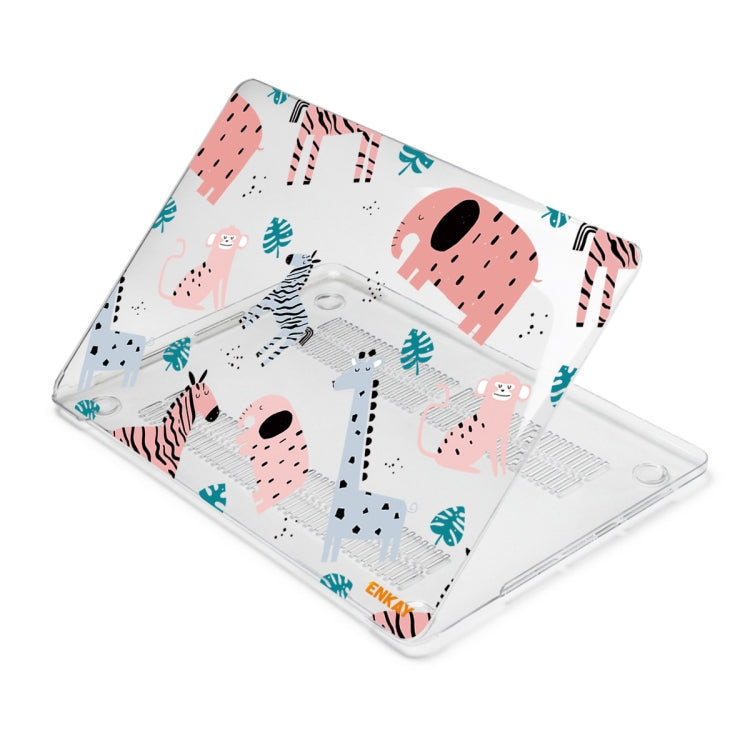 ENKAY Animal Series Pattern Laotop Protective Crystal Case For MacBook Pro 16 inch A2141(Animals No.2) - MacBook Pro Cases by ENKAY | Online Shopping South Africa | PMC Jewellery | Buy Now Pay Later Mobicred