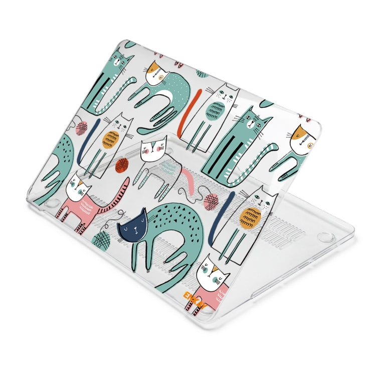 ENKAY Animal Series Pattern Laotop Protective Crystal Case For MacBook Pro 16 inch A2141(Thin Cat) - free shipping - PMC TechLife - Order now!