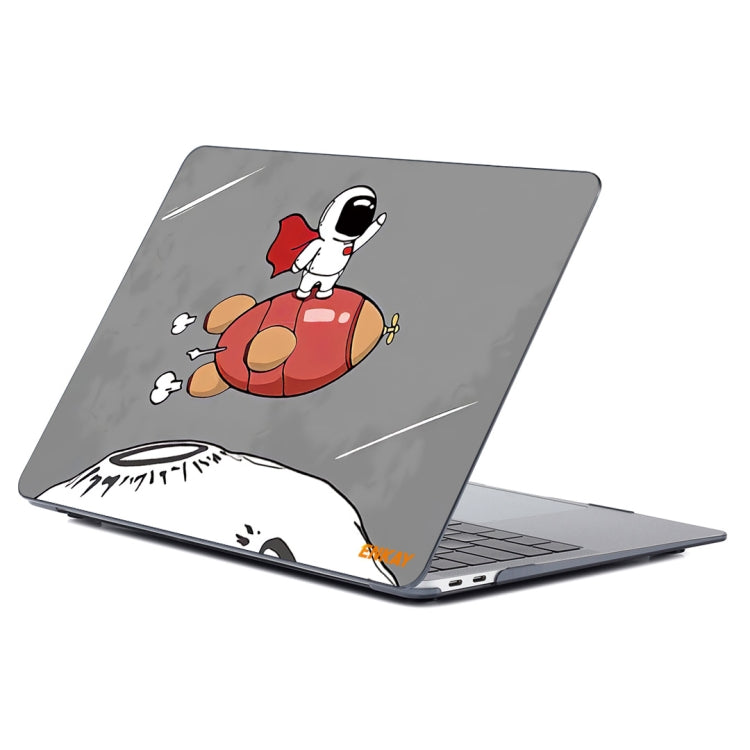 ENKAY Star Series Pattern Laotop Protective Crystal Case For MacBook Pro 13.3 inch A2251 / A2289 / A2338 2020(Rocket Astronaut) - MacBook Pro Cases by ENKAY | Online Shopping South Africa | PMC TechLife | Buy Now Pay Later Mobicred