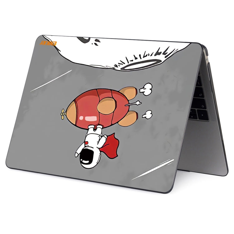 ENKAY Star Series Pattern Laotop Protective Crystal Case For MacBook Pro 13.3 inch A2251 / A2289 / A2338 2020(Rocket Astronaut) - MacBook Pro Cases by ENKAY | Online Shopping South Africa | PMC TechLife | Buy Now Pay Later Mobicred