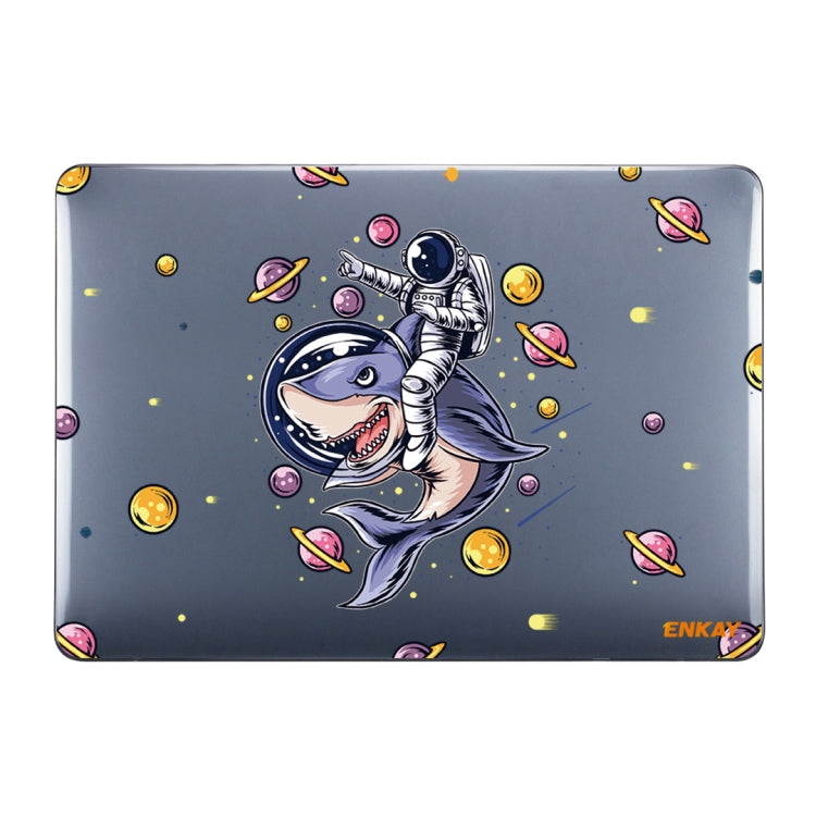 ENKAY Star Series Pattern Laotop Protective Crystal Case For MacBook Pro 16.2 inch A2485 2021/A2880 2023(Shark Astronaut) - free shipping - PMC TechLife - Order now!
