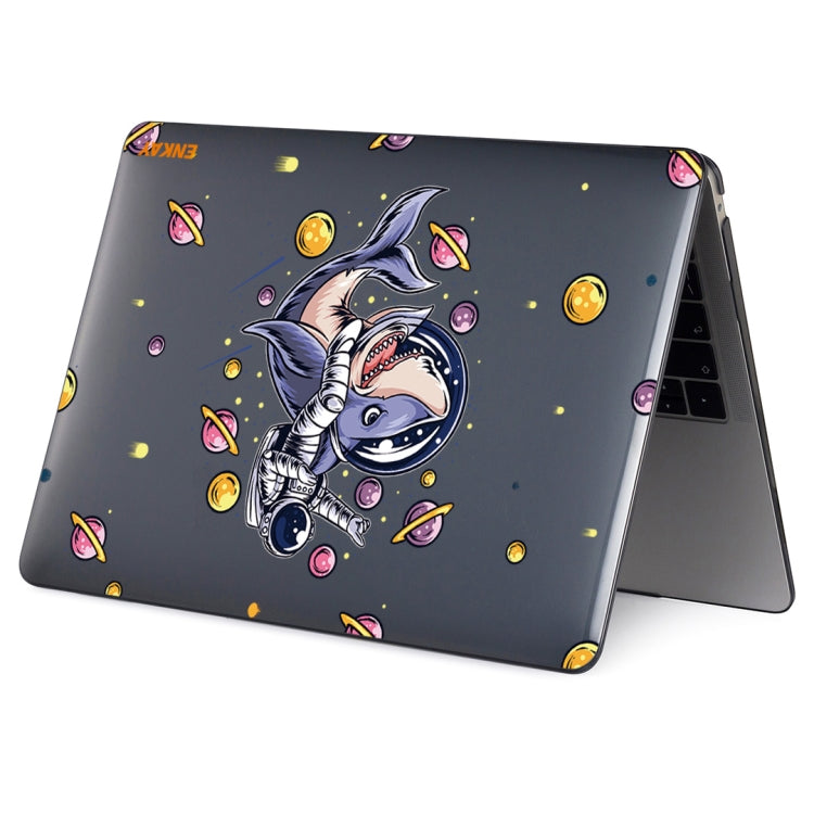 ENKAY Star Series Pattern Laotop Protective Crystal Case For MacBook Pro 16.2 inch A2485 2021/A2880 2023(Shark Astronaut) - free shipping - PMC TechLife - Order now!