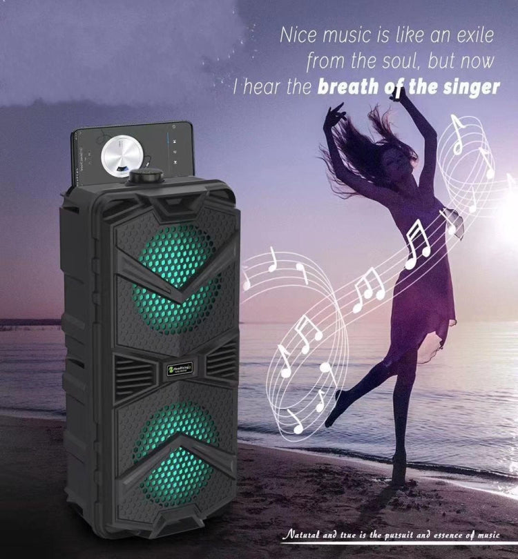 NewRixing NRG5501B Outdoor Portable Karaoke Wireless Speaker 16W Audio Amplifier No Mic - Loudspeaker by New Rixing | Online Shopping South Africa | PMC Jewellery