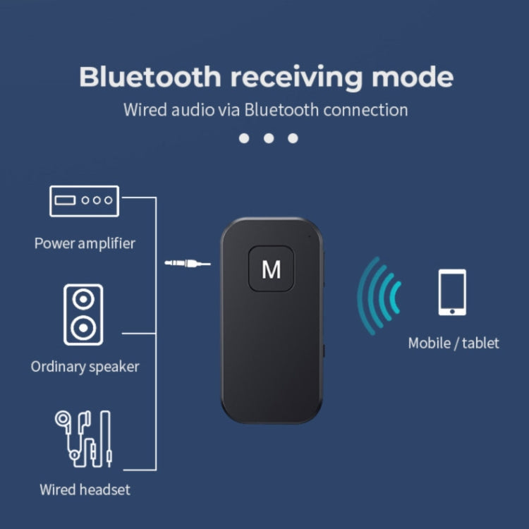 BT03 2 in 1 Bluetooth 5.1 Audio Receiver & Transmitter Car Hands-free Calls - Audio Receiver Transmitter by PMC Jewellery | Online Shopping South Africa | PMC Jewellery