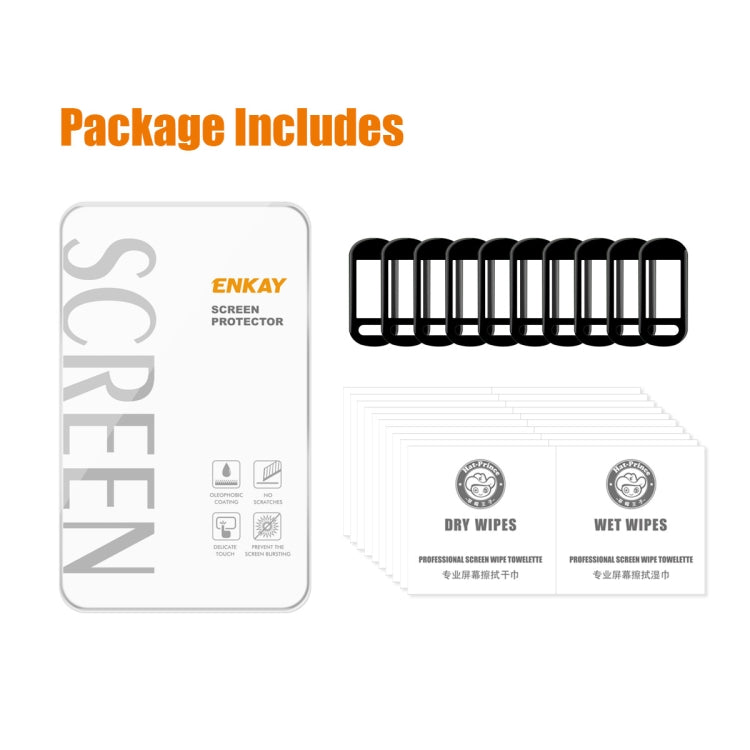 10 PCS Compatible with Garmin Smart 5 ENKAY 3D Full Coverage Soft PC Edge + PMMA HD Screen Watch Film - free shipping - PMC TechLife - Order now!