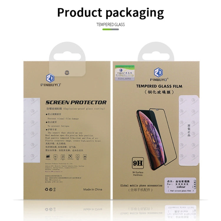 For Google Pixel 7 PINWUYO 9H 2.5D Full Screen Tempered Glass Film(Black) - Google Tempered Glass by PINWUYO | Online Shopping South Africa | PMC TechLife | Buy Now Pay Later Mobicred