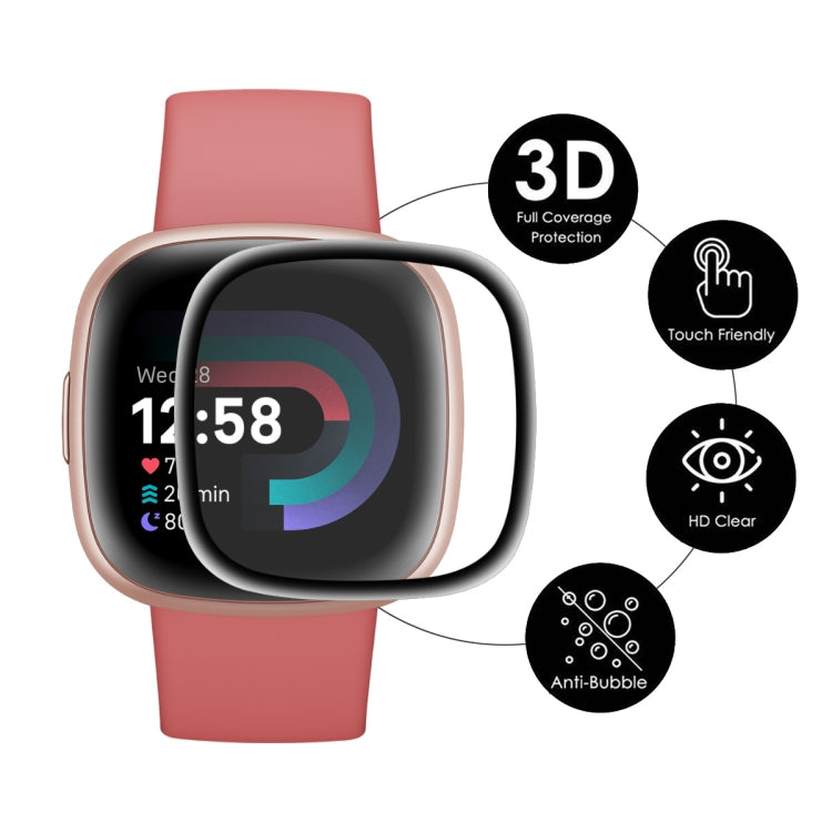 10 PCS For Fitbit Versa 4 / Sense 2 ENKAY 3D Full Coverage Soft PC Edge + PMMA HD Screen Protector Film - free shipping - PMC TechLife - Order now!