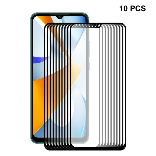 10 PCS For Xiaomi Poco C40 ENKAY Full Glue 0.26mm 9H 2.5D Tempered Glass Full Film -  by ENKAY | Online Shopping South Africa | PMC Jewellery | Buy Now Pay Later Mobicred