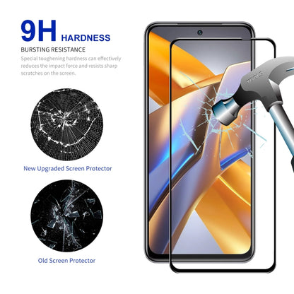 For Xiaomi Poco M5s 10pcs ENKAY Full Glue 0.26mm 9H 2.5D Tempered Glass Full Film - Poco M5s Tempered Glass by PMC Jewellery | Online Shopping South Africa | PMC Jewellery