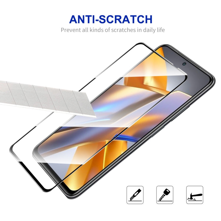 For Xiaomi Poco M5s 10pcs ENKAY Full Glue 0.26mm 9H 2.5D Tempered Glass Full Film - Poco M5s Tempered Glass by PMC Jewellery | Online Shopping South Africa | PMC Jewellery