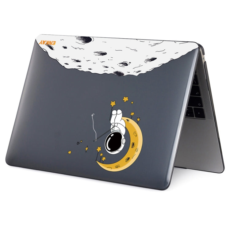 For MacBook Pro 13.3 A1706/A1989/A2159 ENKAY Hat-Prince 3 in 1 Spaceman Pattern Laotop Protective Crystal Case with TPU Keyboard Film / Anti-dust Plugs, Version:EU(Spaceman No.3) - MacBook Pro Cases by ENKAY | Online Shopping South Africa | PMC Jewellery