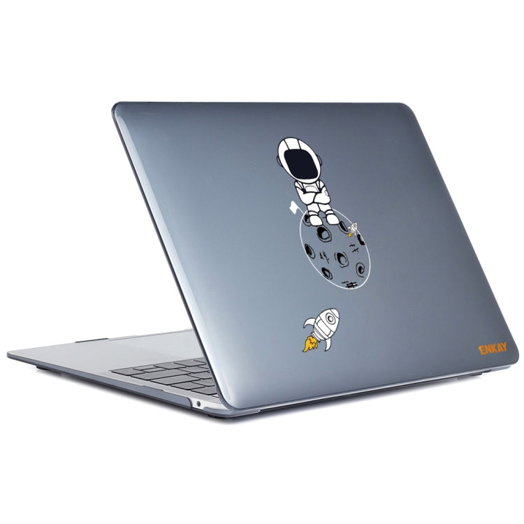 For MacBook Pro 13.3 A1708 ENKAY Hat-Prince 3 in 1 Spaceman Pattern Laotop Protective Crystal Case with TPU Keyboard Film / Anti-dust Plugs, Version:US(Spaceman No.4) - MacBook Pro Cases by ENKAY | Online Shopping South Africa | PMC TechLife | Buy Now Pay Later Mobicred