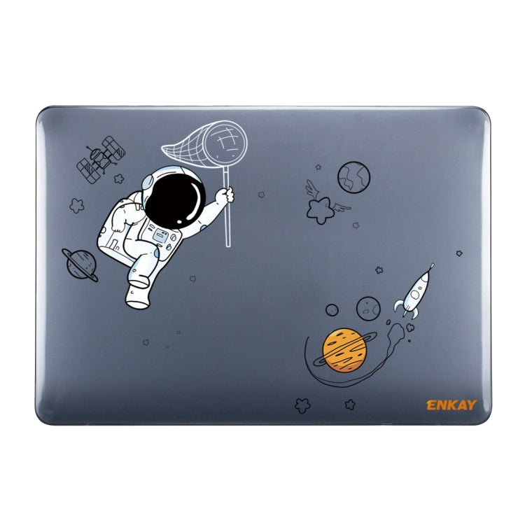 For MacBook Pro 13.3 A2251/A2289/A2338 ENKAY Hat-Prince 3 in 1 Spaceman Pattern Laotop Protective Crystal Case with TPU Keyboard Film / Anti-dust Plugs, Version:EU(Spaceman No.2) - MacBook Pro Cases by ENKAY | Online Shopping South Africa | PMC Jewellery