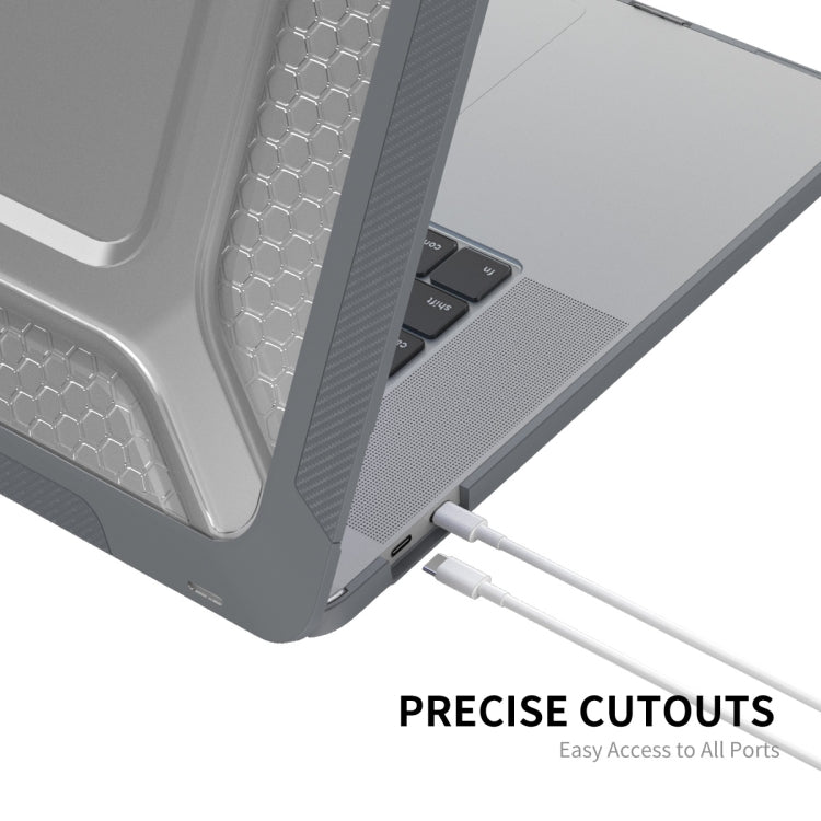 For MacBook Pro 16 A2141 ENKAY Hat-Prince 3 in 1 Protective Bracket  Case Cover Hard Shell with TPU Keyboard Film / Anti-dust Plugs, Version:US(Black) - MacBook Pro Cases by ENKAY | Online Shopping South Africa | PMC Jewellery