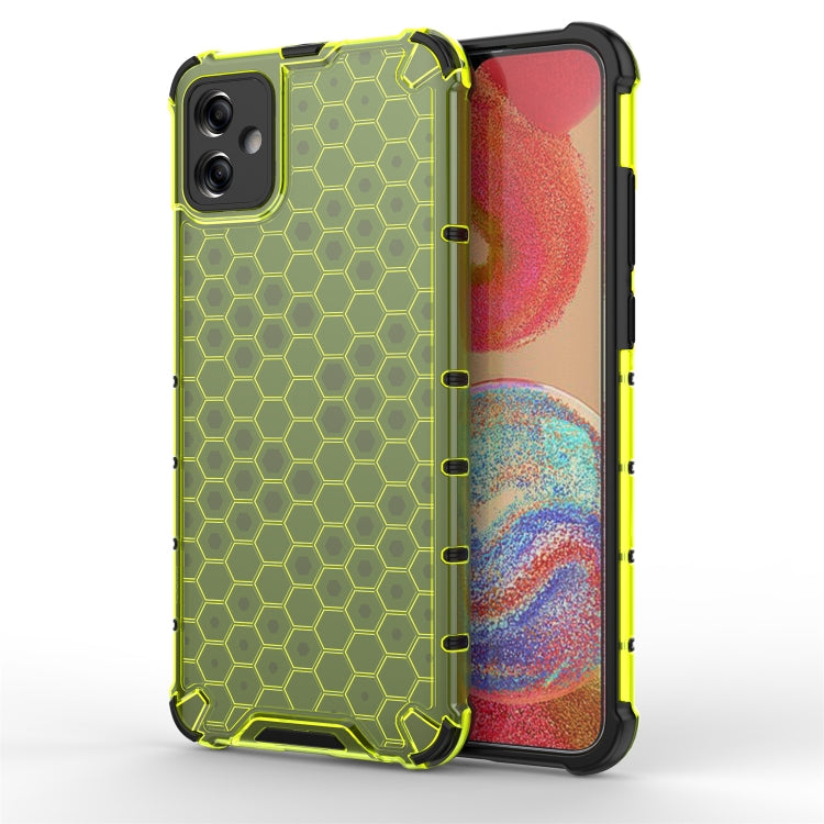 For Samsung Galaxy A04e 4G Honeycomb Phone Case(Green) - Galaxy Phone Cases by PMC TechLife | Online Shopping South Africa | PMC TechLife
