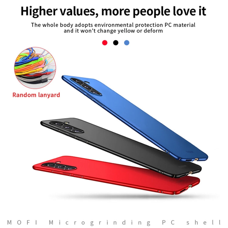 For Samsung Galaxy S23 5G MOFI Micro Frosted PC Ultra-thin Hard Case(Black) - free shipping - PMC TechLife - Order now!
