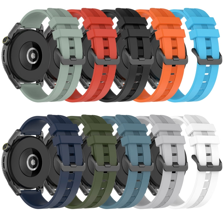 Compatible with Garmin Compatible witherunner 158 20mm Concave Striped Slicone Watch Band(Grey) - free shipping - PMC TechLife - Order now!