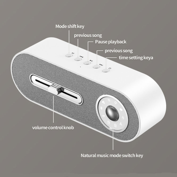 JY-78 Bluetooth Speaker with Sleep White Noise Support Memory Card U-disk(white) - Desktop Speaker by PMC Jewellery | Online Shopping South Africa | PMC Jewellery