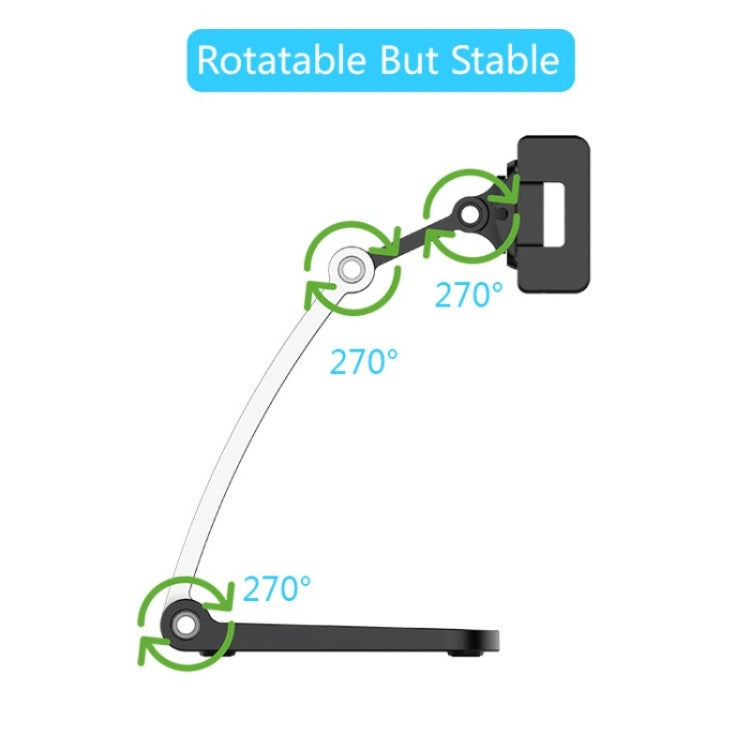 Q010 360 Degree Adjustable Desktop Table Holder - Desktop Holder by PMC TechLife | Online Shopping South Africa | PMC TechLife