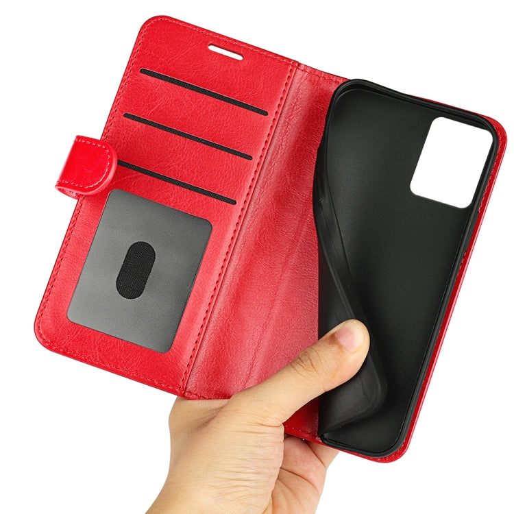 For Motorola Moto E13 R64 Texture Horizontal Flip Leather Phone Case(Red) - free shipping - PMC TechLife - Order now!