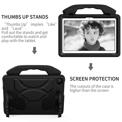 For Lenovo Tab M10 3rd Gen 10.1 TB-328 Thumb Bracket EVA Shockproof Tablet Case(Black) - For Lenovo by PMC Jewellery | Online Shopping South Africa | PMC Jewellery