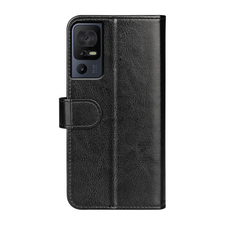 For TCL 40 SE R64 Texture Horizontal Flip Leather Phone Case(Black) - More Brand by PMC Jewellery | Online Shopping South Africa | PMC Jewellery