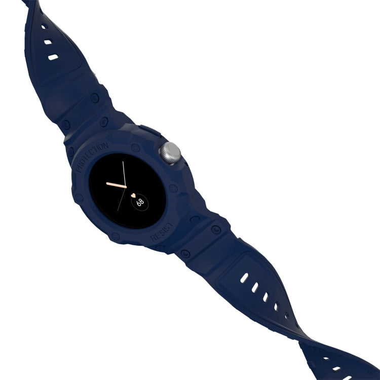 For Google Pixel Watch JUNSUNMAY Integrated TPU Adjustable Elastic Watch Band(Grey) - Watch Bands by JUNSUNMAY | Online Shopping South Africa | PMC TechLife | Buy Now Pay Later Mobicred