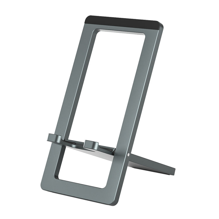 H18 Multifunctional Portable Phone Tablet Desktop Folding Stand(Gray) - Desktop Holder by PMC TechLife | Online Shopping South Africa | PMC TechLife