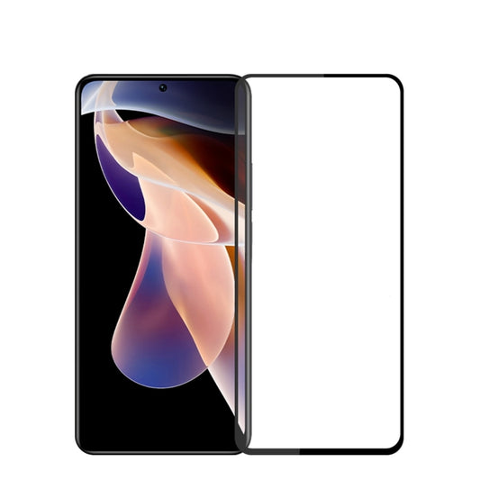 For OPPO K11x PINWUYO 9H 2.5D Full Screen Tempered Glass Film(Black) - OPPO Tempered Glass by PINWUYO | Online Shopping South Africa | PMC Jewellery | Buy Now Pay Later Mobicred