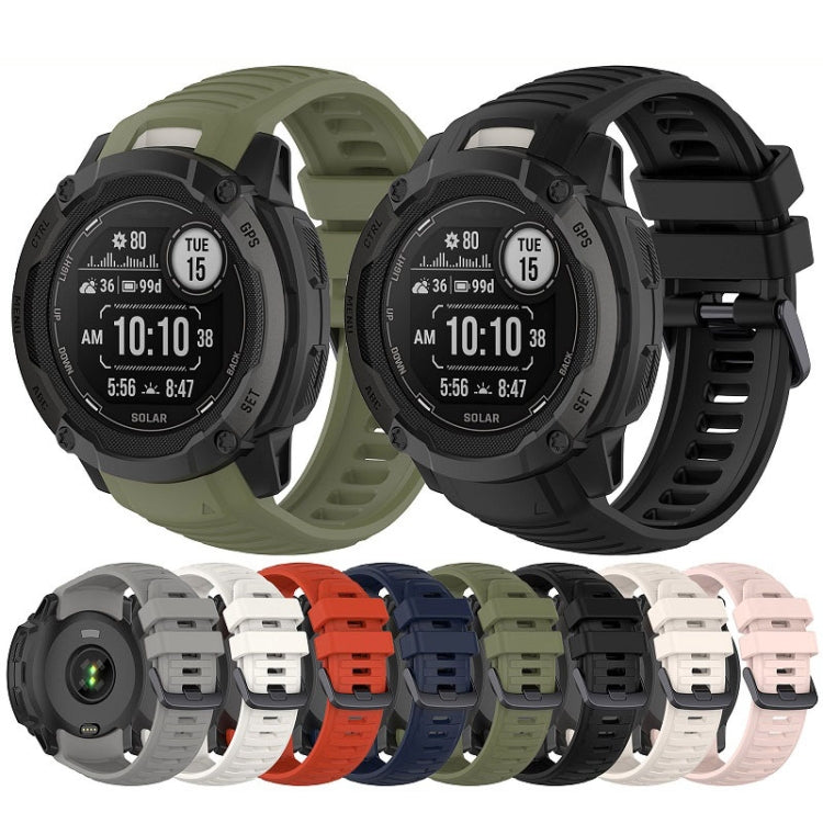 For Garmin Instinct 2X Sports Silicone Replacement Watch Band(Red) - Watch Bands by PMC TechLife | Online Shopping South Africa | PMC TechLife
