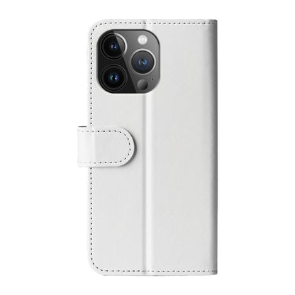 For iPhone 15 Pro Max R64 Texture Horizontal Flip Leather Phone Case(White) - iPhone 15 Pro Max Cases by PMC Jewellery | Online Shopping South Africa | PMC Jewellery