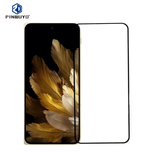 For OPPO Find N3 PINWUYO 9H 2.5D Full Screen Tempered Glass Film(Black) - OPPO Tempered Glass by PINWUYO | Online Shopping South Africa | PMC Jewellery | Buy Now Pay Later Mobicred