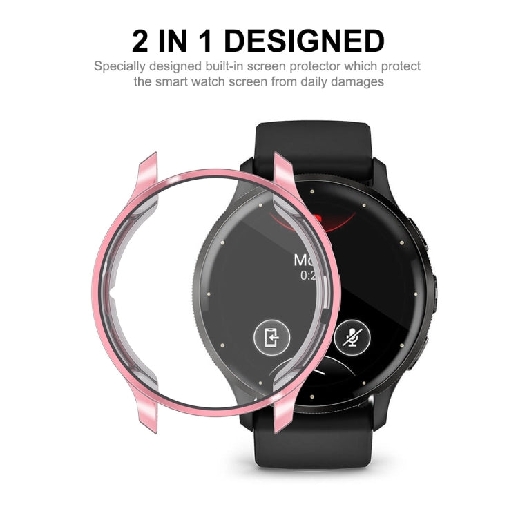 Compatible with Garmin Venu 3 ENKAY Hat-Prince Full Coverage Electroplated TPU Watch Case with Screen Protection(Rose Gold) - free shipping - PMC TechLife - Order now!