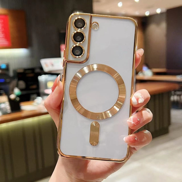 For Samsung Galaxy S20 FE 5G MagSafe Electroplating TPU Phone Case(Gold) - Galaxy S20 FE Cases by PMC TechLife | Online Shopping South Africa | PMC TechLife