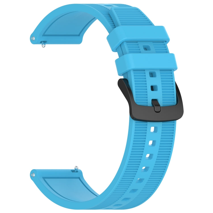 For Xiaomi MI Watch Color 22mm Textured Silicone Solid Color Watch Band(Sky Blue) - free shipping - PMC TechLife - Order now!