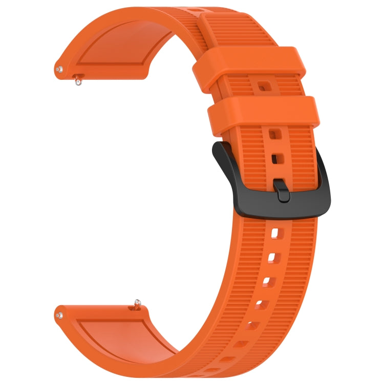 For Samsung Gear S3 Frontier 22mm Textured Silicone Solid Color Watch Band(Orange) - free shipping - PMC TechLife - Order now!